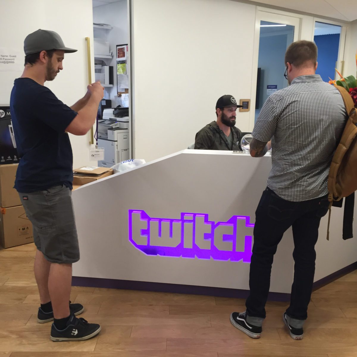 Check-in @ Twitch HQ in San Francisco.