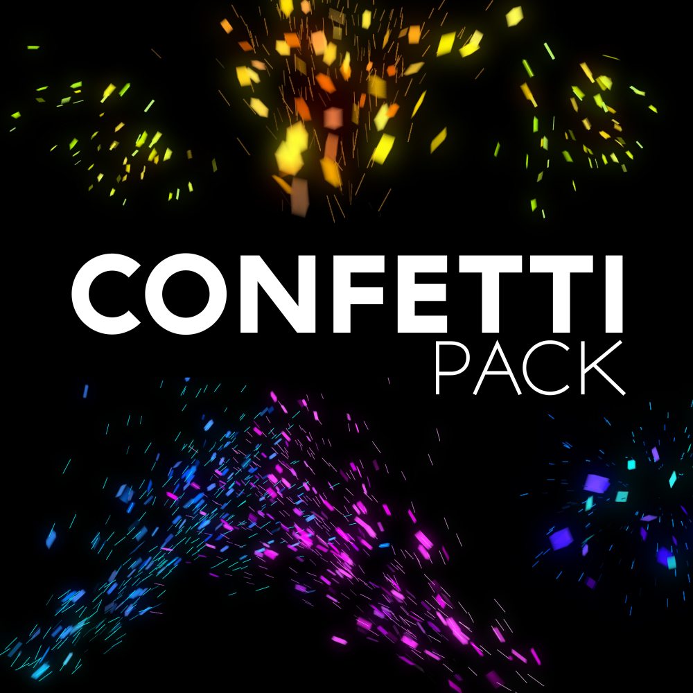Free Confetti After Effects Project File, Free Confetti Animation Download