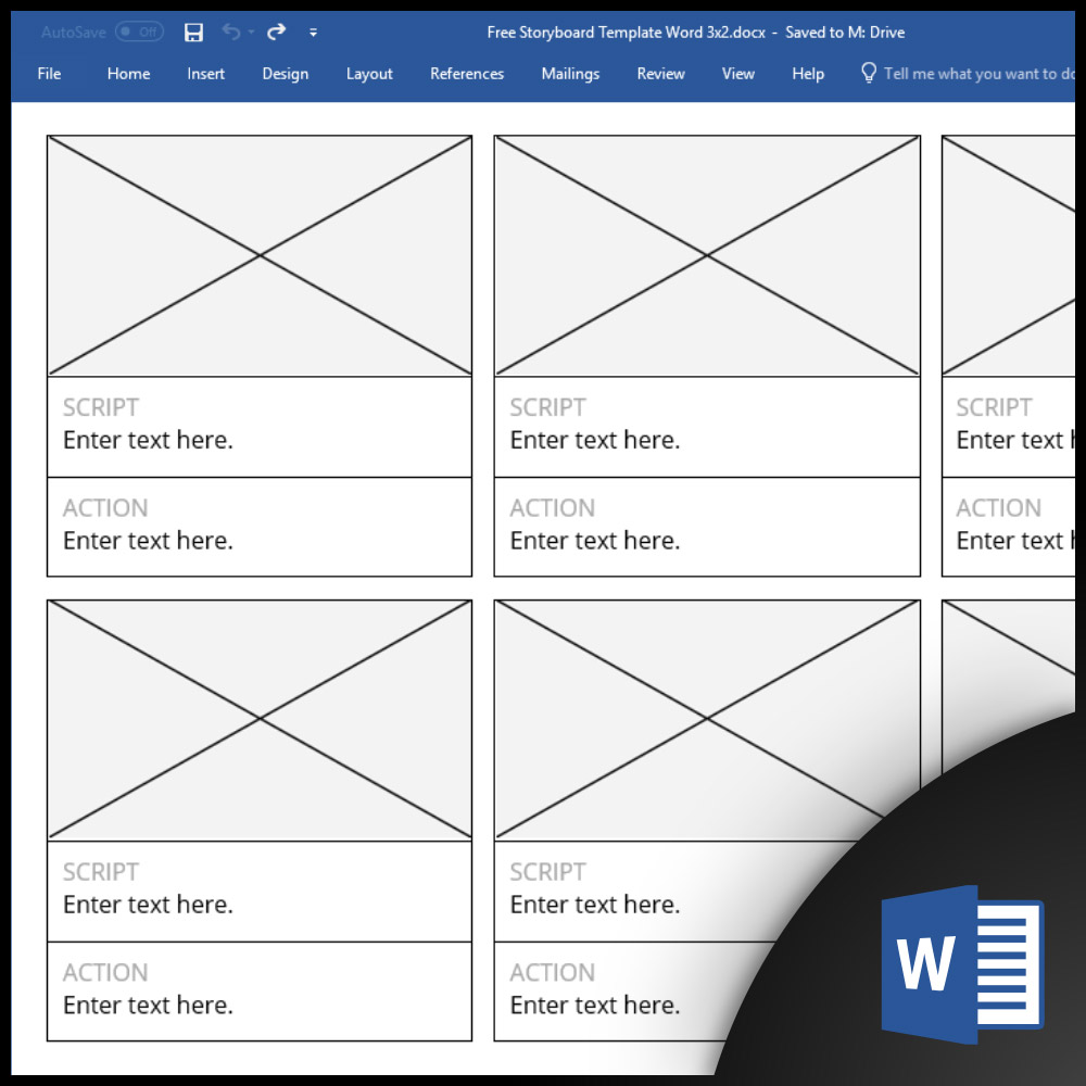 Free Storyboard Template Download Multiple Formats 