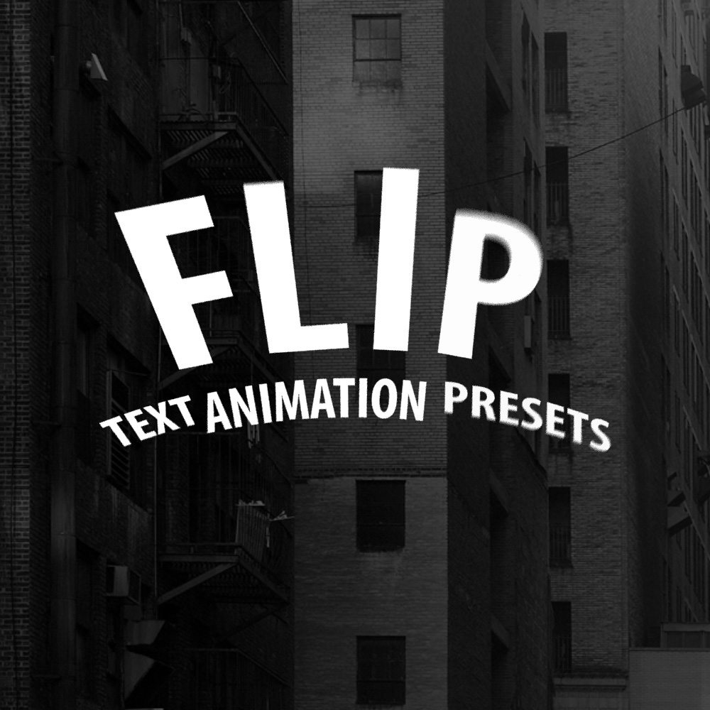 Flip Text Animation Presets